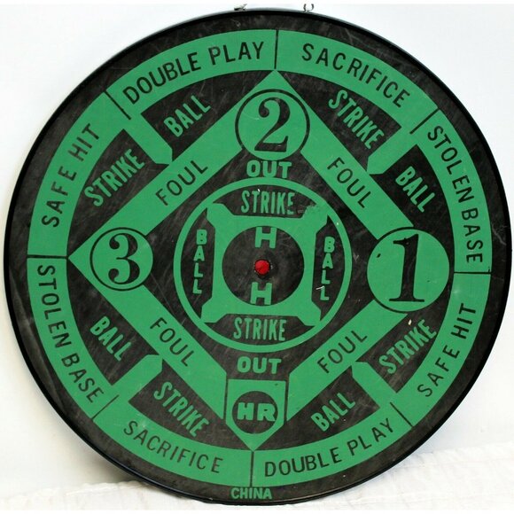 Sportcraft Unicorn Dart Board 2 Sided 17" Diameter Metal Center Ring 1/2" Thick - Picture 7 of 12